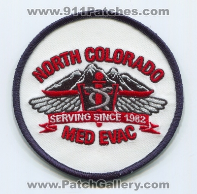 North Colorado Med Evac Patch (Colorado)
[b]Scan From: Our Collection[/b]
Keywords: ems medevac air medical helicopter ambulance serving since 1982