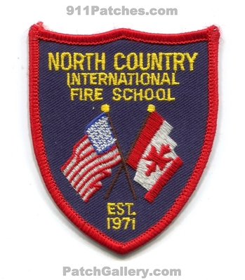 North Country International Fire School Patch (Vermont) (Confirmed)
Scan By: PatchGallery.com
Keywords: est. 1971