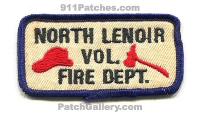 North Lenoir Volunteer Fire Department Patch (North Carolina)
Scan By: PatchGallery.com
Keywords: vol. dept.