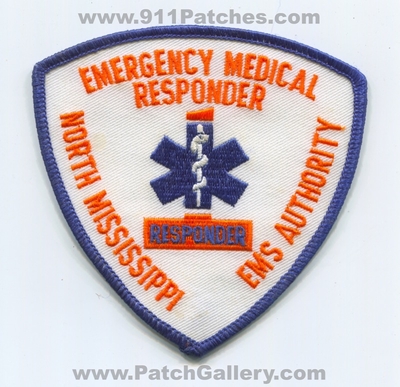 North Mississippi EMS Authority Emergency Medical Responder Patch (Mississippi)
Scan By: PatchGallery.com
Keywords: ambulance emr