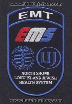 North Shore Long Island Jewish Health System EMS EMT (New York)
Thanks to Paul Howard for this scan.
Keywords: emergency medical services technician