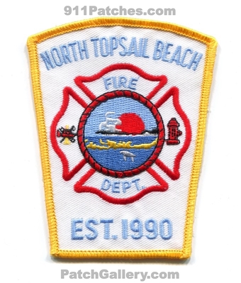 North Top Sail Fire Department Patch (North Carolina)
Scan By: PatchGallery.com
Keywords: dept. est. 1990