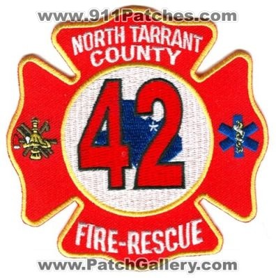 North Tarrant County Fire Rescue 42 Patch (Texas)
[b]Scan From: Our Collection[/b]
