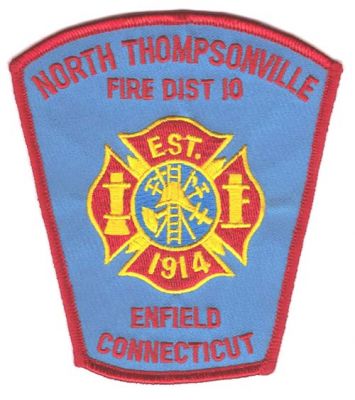North Thompsonville Fire Dist 10
Thanks to Michael J Barnes for this scan.
Keywords: connecticut district enfield