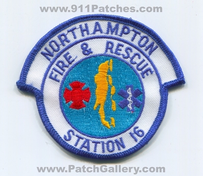 Northampton Fire and Rescue Department Station 16 Patch (Virginia)
Scan By: PatchGallery.com
Keywords: & dept.