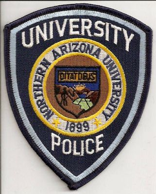 Northern Arizona University Police
Thanks to EmblemAndPatchSales.com for this scan.
