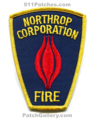 Northrop Corporation Fire Department Patch (California)
Scan By: PatchGallery.com
Keywords: dept.