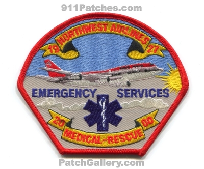 Northwest Airlines Emergency Medical Services EMS Patch (Minnesota)
Scan By: PatchGallery.com
Keywords: rescue 1927 2000