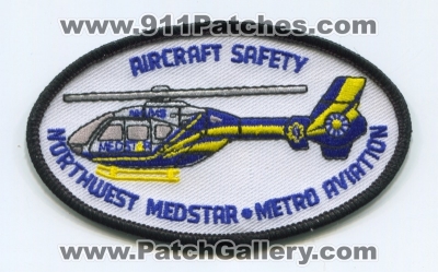 Northwest MedStar Aircraft Safety Patch (Washington)
[b]Scan From: Our Collection[/b]
Keywords: ems air medical helicopter ambulance metro aviation