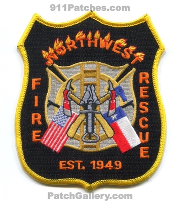 Northwest Fire Rescue Department Patch (Texas)
Scan By: PatchGallery.com
Keywords: dept. est. 1949