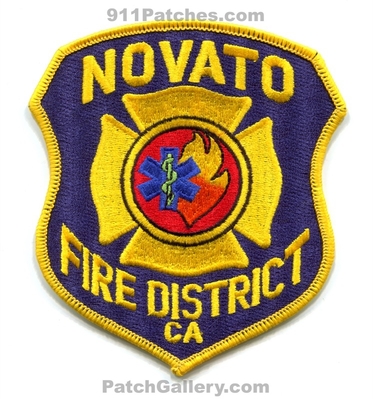Novato Fire District Patch (California)
Scan By: PatchGallery.com
Keywords: dist. department dept.