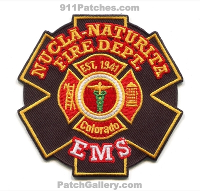 Nucla Naturita Fire Department EMS Patch (Colorado)
[b]Scan From: Our Collection[/b]
Keywords: dept. emergency medical services est. 1941