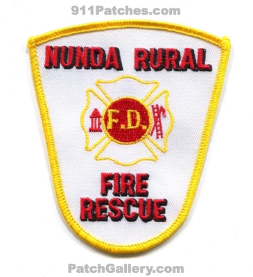 Nunda Rural Fire Rescue Department Patch (Illinois)
Scan By: PatchGallery.com
