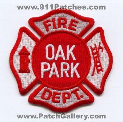 Oak Park Fire Department Patch (Illinois)
Scan By: PatchGallery.com
Keywords: dept.