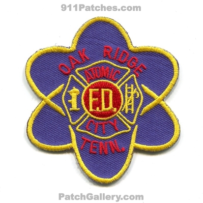 Oak Ridge Fire Department Patch (Tennessee)
Scan By: PatchGallery.com
Keywords: dept. atomic city
