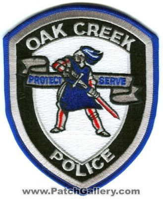 Oak Creek Police (Wisconsin)
Scan By: PatchGallery.com 
