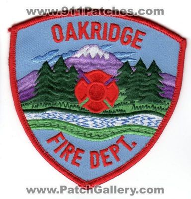 Oakridge Fire Department (Oregon)
Thanks to Jack Bol for this scan.
Keywords: dept.