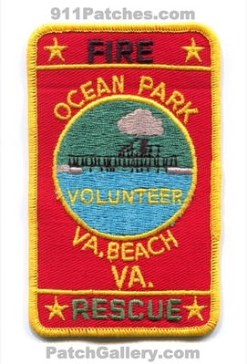 Ocean Park Volunteer Fire Rescue Department Virginia Beach Patch (Virginia)
Scan By: PatchGallery.com
Keywords: vol. dept. va.