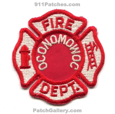 Oconomowoc Fire Department Patch (Wisconsin)
Scan By: PatchGallery.com
Keywords: dept.