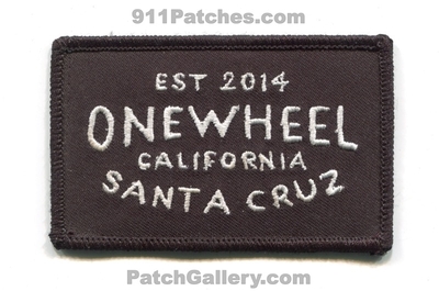 Onewheel Santa Cruz Patch (California)
Scan By: PatchGallery.com
Keywords: est 2004