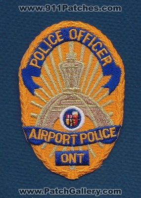 Ontario Airport Police Unit Officer (California)
Thanks to PaulsFirePatches.com for this scan.
Keywords: department dept.