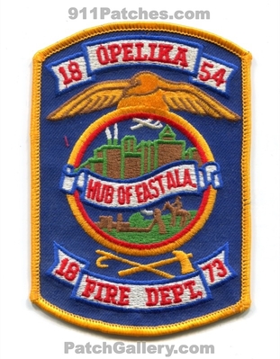Opelika Fire Department Patch (Alabama)
Scan By: PatchGallery.com
Keywords: dept. hub of east ala. 1854 1873