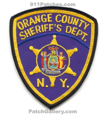 Orange County Sheriffs Department Patch (New York)
Scan By: PatchGallery.com
Keywords: co. dept. office