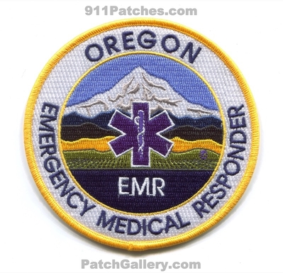 Oregon State Emergency Medical Responder EMR Patch (Oregon)
Scan By: PatchGallery.com
Keywords: services ems ambulance