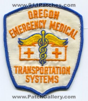 Oregon Emergency Medical Transportation Systems Patch (Oregon)
Scan By: PatchGallery.com
Keywords: ems