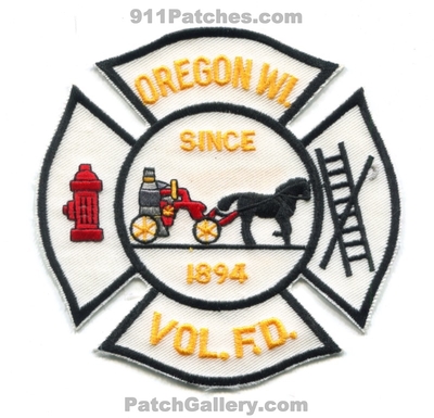 Oregon Volunteer Fire Department Patch (Wisconsin)
Scan By: PatchGallery.com
Keywords: vol. dept. since 1894