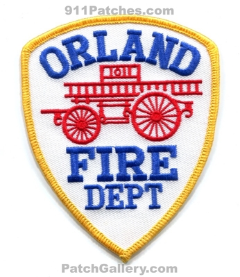 Orland Fire Department Patch (California)
Scan By: PatchGallery.com
Keywords: dept.