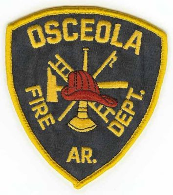 Osceola Fire Dept
Thanks to PaulsFirePatches.com for this scan.
Keywords: arkansas department