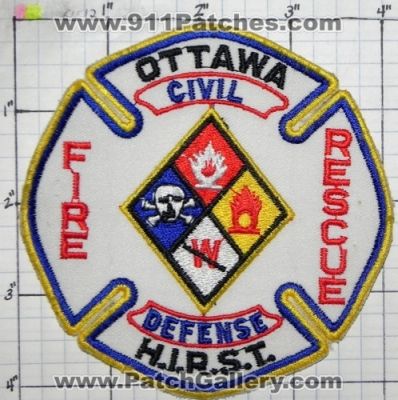 Ottawa Fire Rescue Department HIRST (Illinois)
Thanks to swmpside for this picture.
Keywords: dept. cd civil defense h.i.r.s.t.