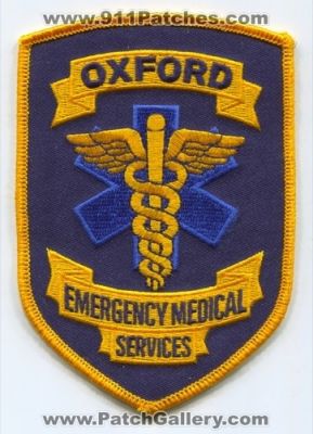 Oxford Emergency Medical Services EMS (UNKNOWN STATE)
Scan By: PatchGallery.com
