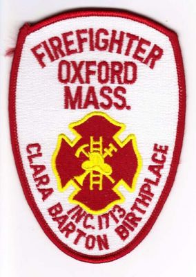 Oxford Firefighter
Thanks to Michael J Barnes for this scan.
Keywords: massachusetts