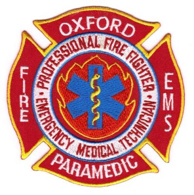 Oxford Fire EMS Paramedic
Thanks to Michael J Barnes for this scan.
Keywords: massachusetts professional fighter emergency medical technician