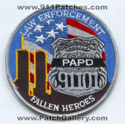Port Authority Police Department PAPD Law Enforcement Fallen Heroes Patch (New York)
Scan By: PatchGallery.com
Keywords: dept. p.a.p.d. 91101