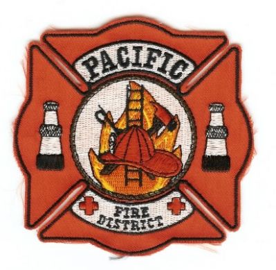 Pacific Fire District
Thanks to PaulsFirePatches.com for this scan.
Keywords: california