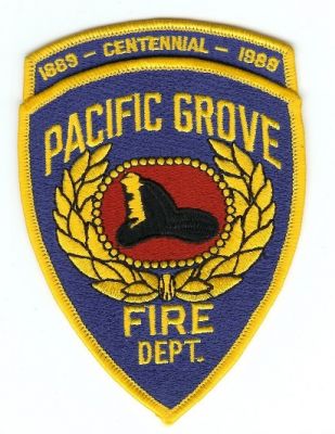 Pacific Grove Fire Dept
Thanks to PaulsFirePatches.com for this scan.
Keywords: california department