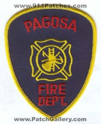 Pagosa Fire Dept Patch (Colorado)
[b]Scan From: Our Collection[/b]
Keywords: colorado department