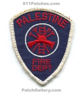 Palestine Fire Department Patch (Texas)
Scan By: PatchGallery.com
Keywords: dept.