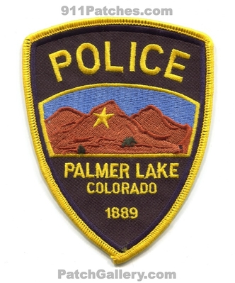 Palmer Lake Police Department Patch (Colorado)
Scan By: PatchGallery.com
Keywords: dept. 1889