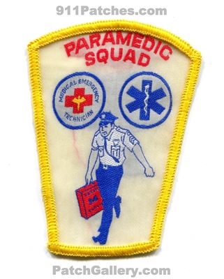 Paramedic Squad Emergency Medical Technician EMT EMS Patch (UNKNOWN STATE)
Scan By: PatchGallery.com
Keywords: ambulanec