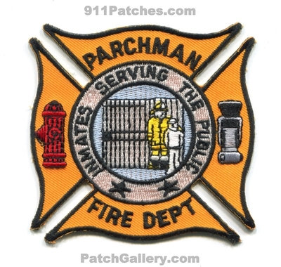 Parchman Fire Department State Penitentiary Prison Patch (Mississippi)
Scan By: PatchGallery.com
Keywords: dept. inmates serving the public
