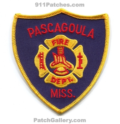 Pascagoula Fire Department Patch (Mississippi)
Scan By: PatchGallery.com
Keywords: dept. miss.