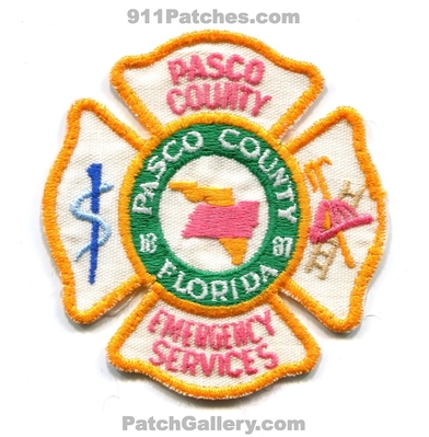 Pasco County Fire Department Emergency Services Patch (Florida)
Scan By: PatchGallery.com
Keywords: co. dept. es