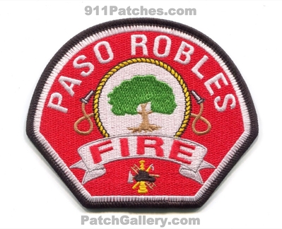 Paso Robles Fire Department Patch (California)
Scan By: PatchGallery.com
Keywords: dept.