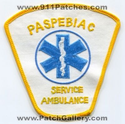 Paspebiac Service Ambulance (Indiana)
Scan By: PatchGallery.com
Keywords: ems