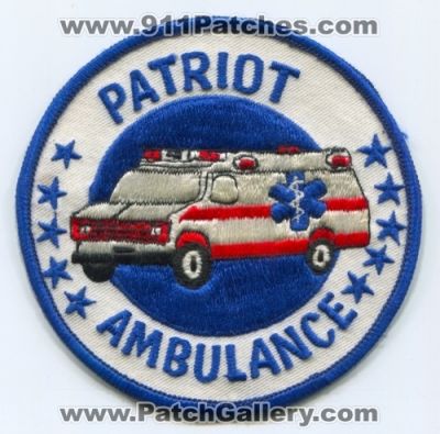 Patriot Ambulance (Massachusetts)
Scan By: PatchGallery.com
Keywords: ems
