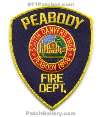 Peabody Fire Department Patch (Massachusetts)
Scan By: PatchGallery.com
Keywords: dept. south danvers 1855 1868